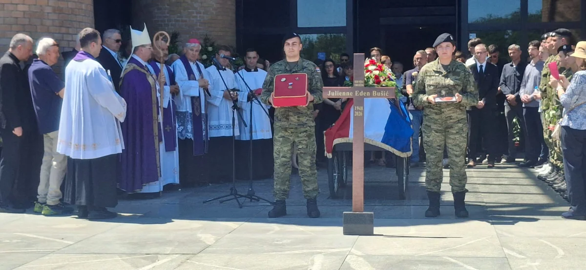 FOTO/VIDEO Heroina Julienne Eden Bušić ispraćena na posljednji počinak