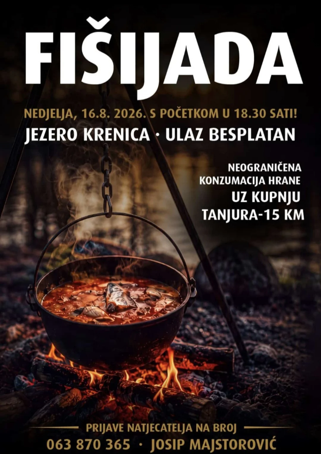 Tradicionalna Fišijada na Jezeru Krenica: Spoj dobre hrane, druženja i predivnog ambijenta 3