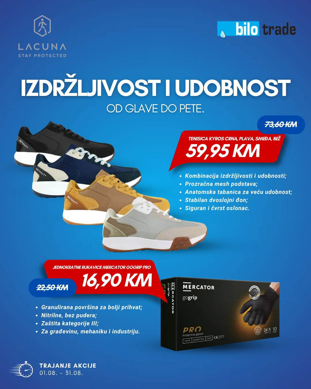 Ovo su artikli na akciji Bilo tradea u kolovozu 2