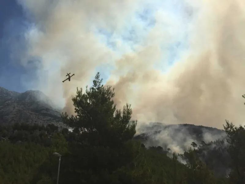 Veliki požar u Šibeniku