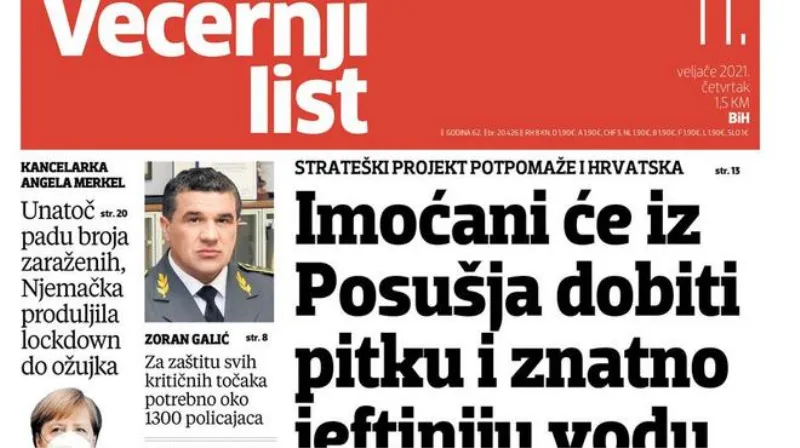 Imoćani će iz Posušja dobiti pitku i znatno jeftiniju vodu