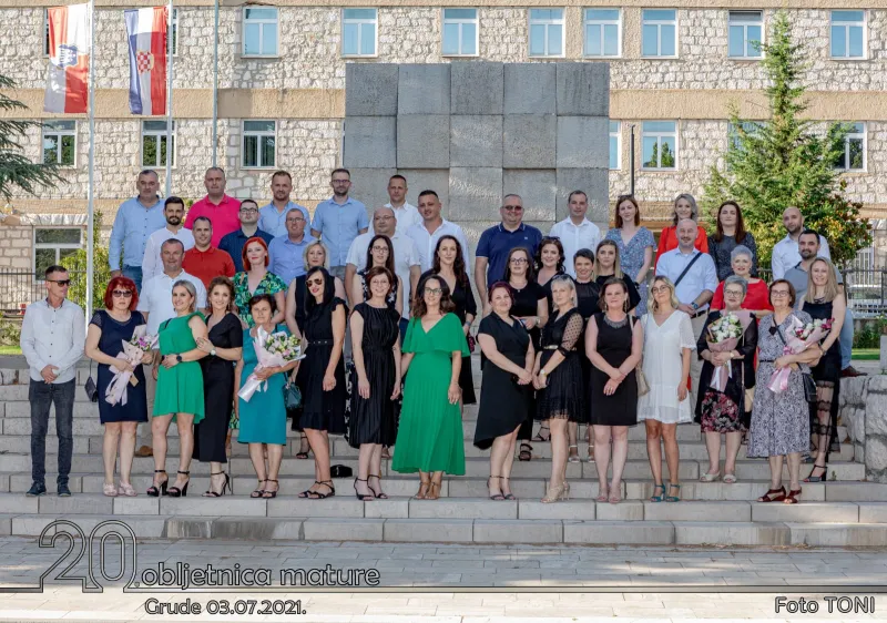 FOTO: PREDIVAN DAN ZA GRUDE, 50. I 20. OBLJETNICA MATURE 1