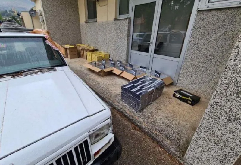 Trebinje: Oduzete cigarete vrijedne preko od 70.000 marka