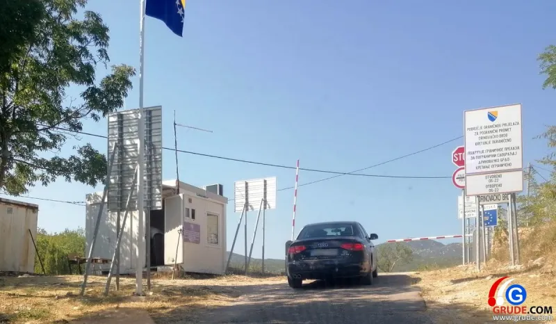 Od ponedjeljka 03. srpnja otvoren granični prijelaz Drinovačko Brdo - Slivno