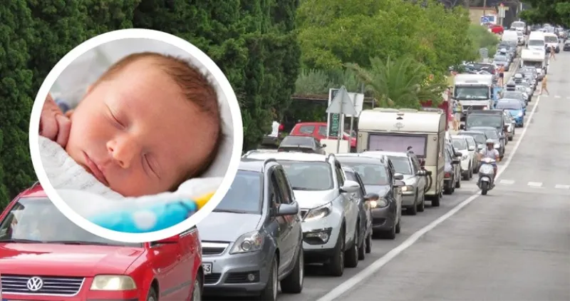 Rodilja iz Makarske zapela u gužvi, a onda je došao policajac Zvonimir