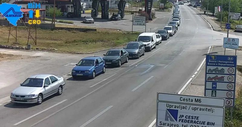 Pojačan promet na graničnim prijelazima Gabela Polje, Orahovlje, Gorica, Osoje, Kamensko..