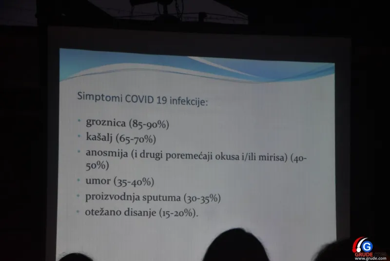 FOTO: U Grudama održano tematsko predavanje na temu 'Covid-19 Infekcija' 16
