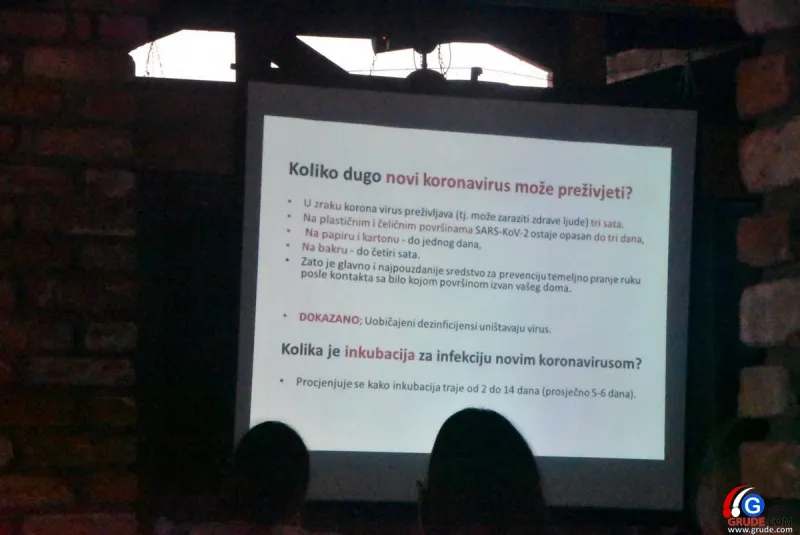 FOTO: U Grudama održano tematsko predavanje na temu 'Covid-19 Infekcija' 8