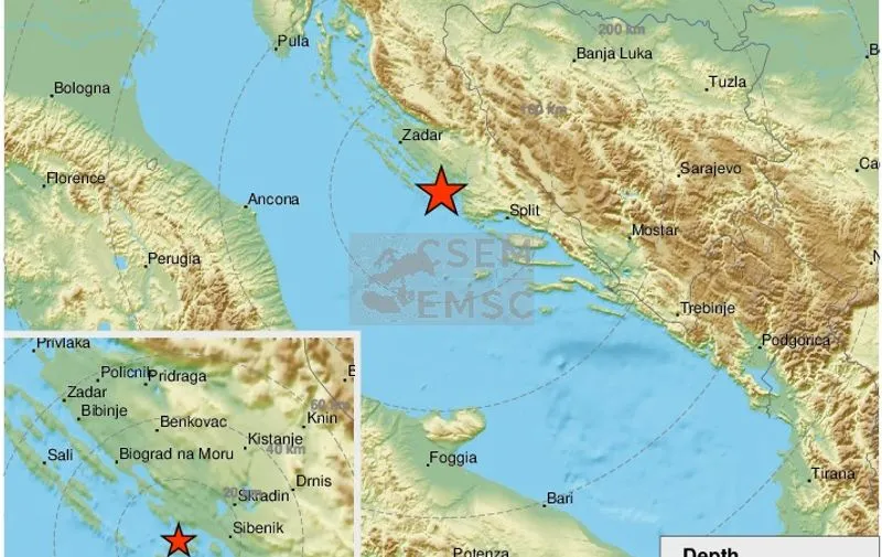 Potres magnitude 3,2 pogodio šibensko područje