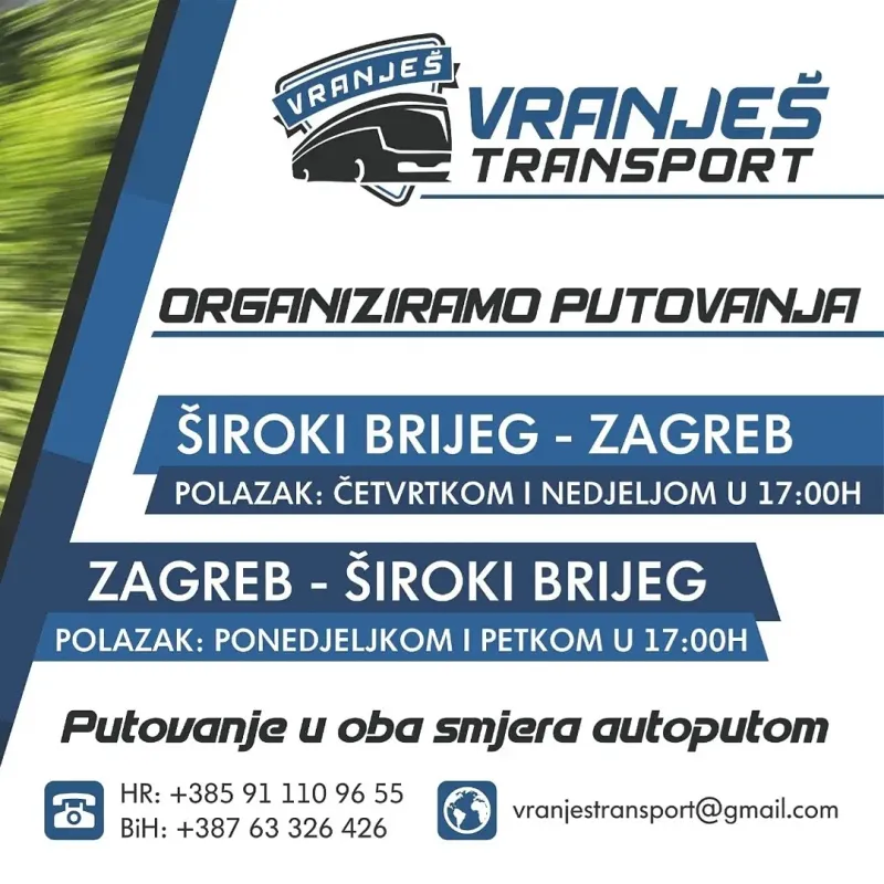 PUTUJTE SA VRANJEŠ TRANSPORTOM 1