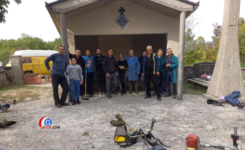 FOTO: Na Cerama očistili grobove onih koji tu počivaju, uredili i okoliš