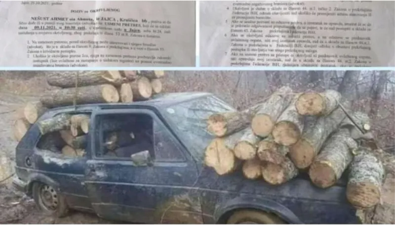 Zbog štete šumama od 13,80 KM mora na sud