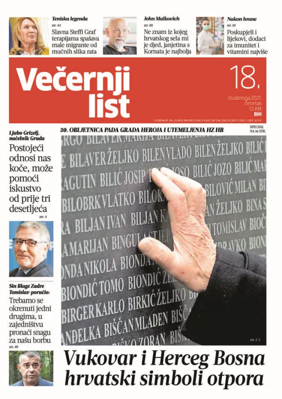 Grude, Vukovar, Herceg Bosna... u posebnom prilogu Večernjaka govore Tomislav Zadro, Ljubo Grizelj i drugi 1
