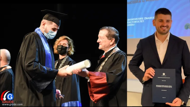 FOTO: MARTIN KONDŽA S 28 GODINA POSTAO NAJMLAĐI DOKTOR ZNANOSTI IZ GRUDA