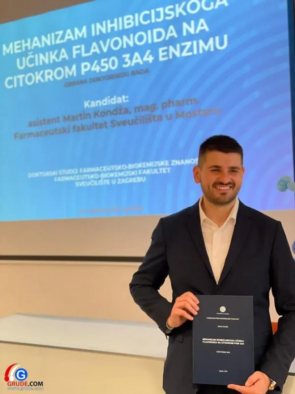 FOTO: MARTIN KONDŽA S 28 GODINA POSTAO NAJMLAĐI DOKTOR ZNANOSTI IZ GRUDA 8