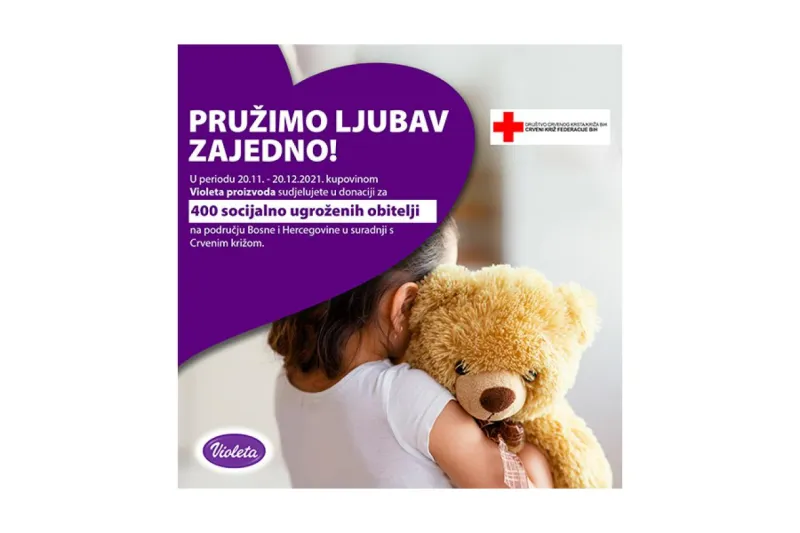 Violeta Grude i Crveni križ u akciji ''Pružimo ljubav zajedno''