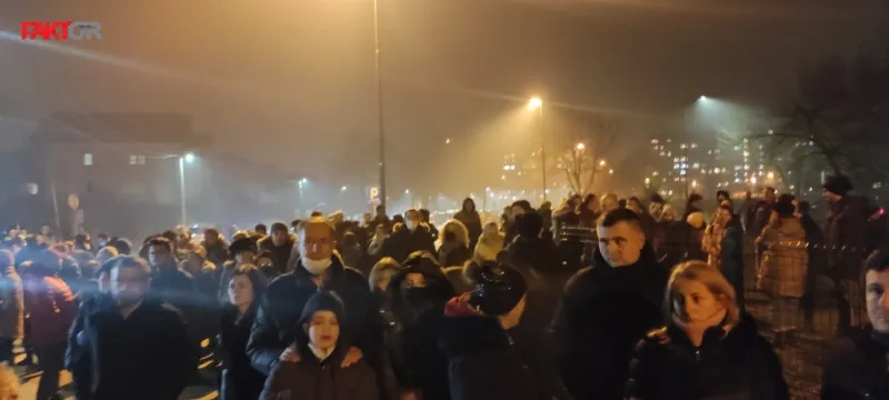 FOTO: Suze i jecaji na prosvjedu građana nakon pogibije 11-godišnjaka kojeg je usmrtio nesmotreni vozač 13