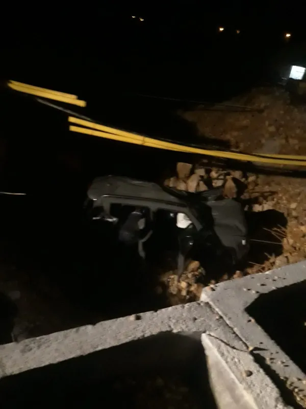 FOTO: Teža prometna nesreća u Grudama, na izlazu s Južne obilaznice koji je u izgradnji 2