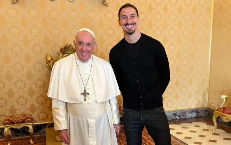 Ibrahimović kod Pape, nasmijao ga jednom rečenicom