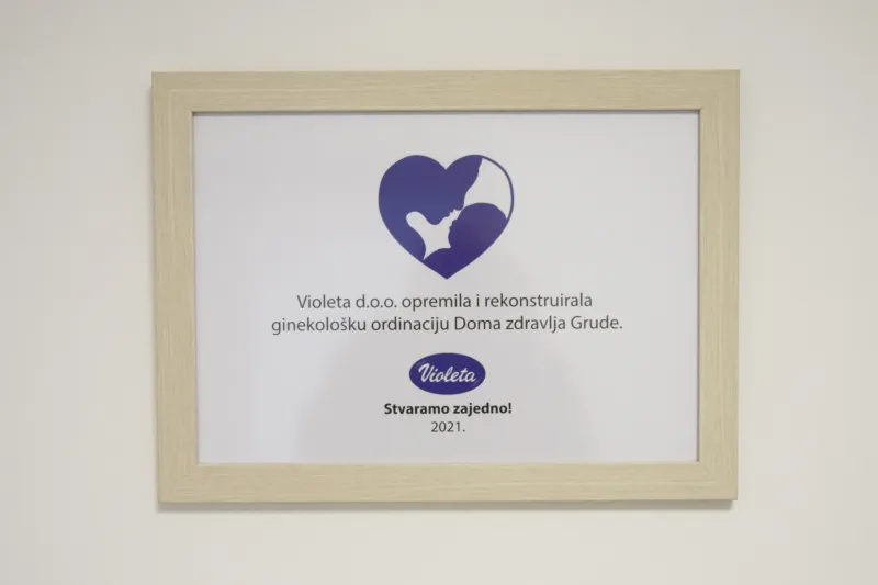 Violeta opremila ginekološku ordinaciju Doma zdravlja Grude