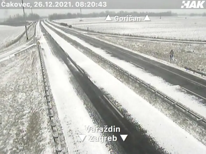 FOTO: Dok se mi 'kupamo' u južini, u nizinskim dijelovima Hrvatske pada snijeg 4