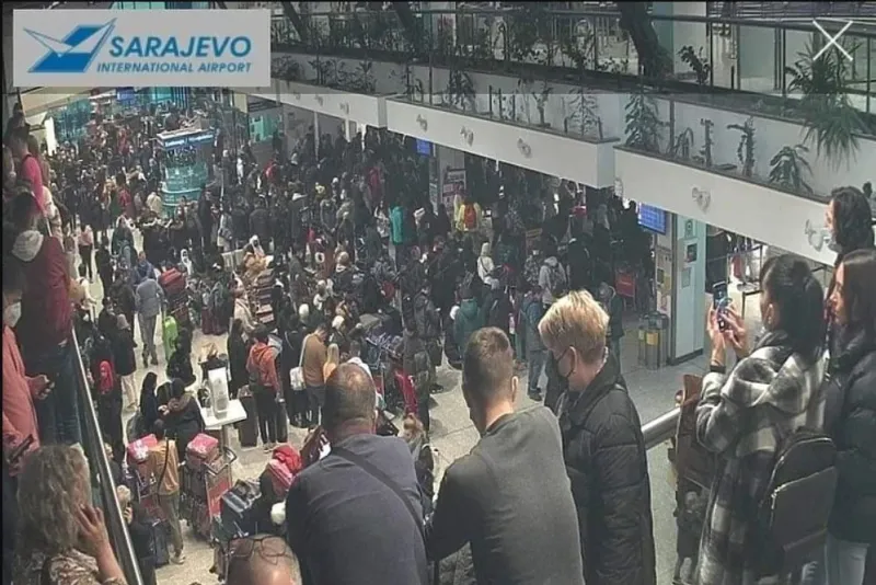 Današnji kaos u Sarajevskoj zračnoj luci trebao bi otvoriti oči nadležnima