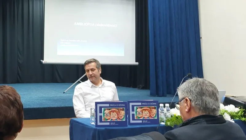 U Grudama predstavljena slikovnica ''Priča o očima'' autora prof.dr.sc. Tomislava Jukića