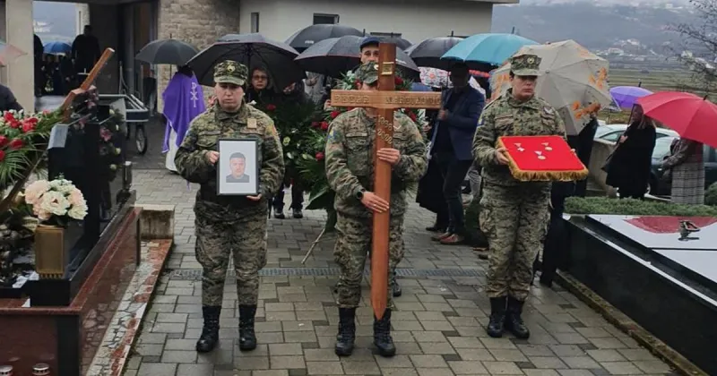 Na Kočerinu sahranjen pukovnik HV-a i HVO-a Petar Martinović