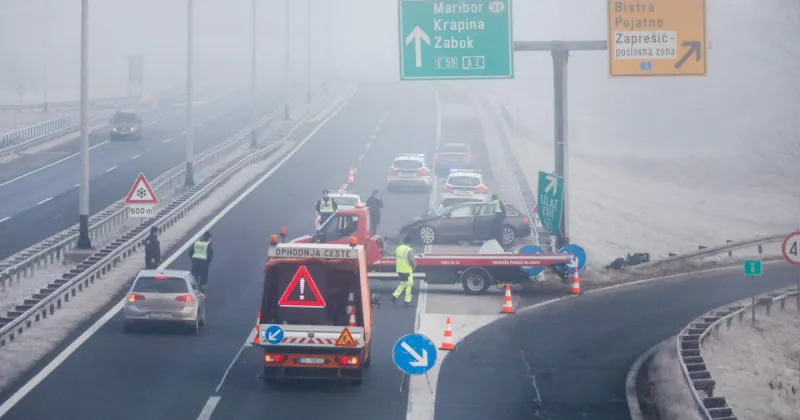 Na autocesti kod Zaprešića auto bh tablica naletio na stup, poginula 18-godišnja djevojka 