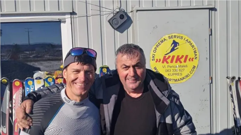 Ivica Kostelić sa sinom skijao na Kupresu i družio se s fanovima