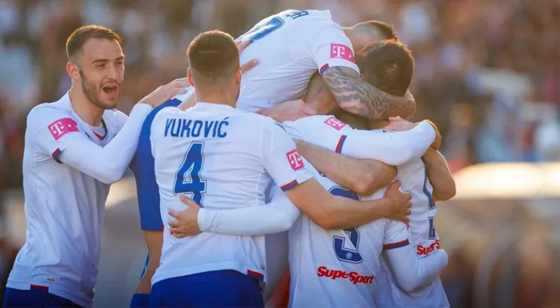 Hajduk pobijedio za 111. rođendan, više od 10 tisuća navijača slavilo pobjedu