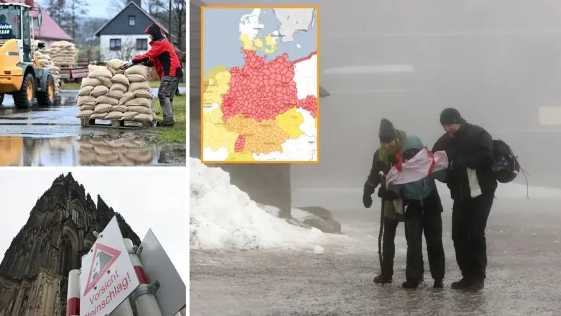 NJEMAČKA SE PRIPREMA ZA KAOS: Pola zemlje u crvenom, stižu oluje, tornado...