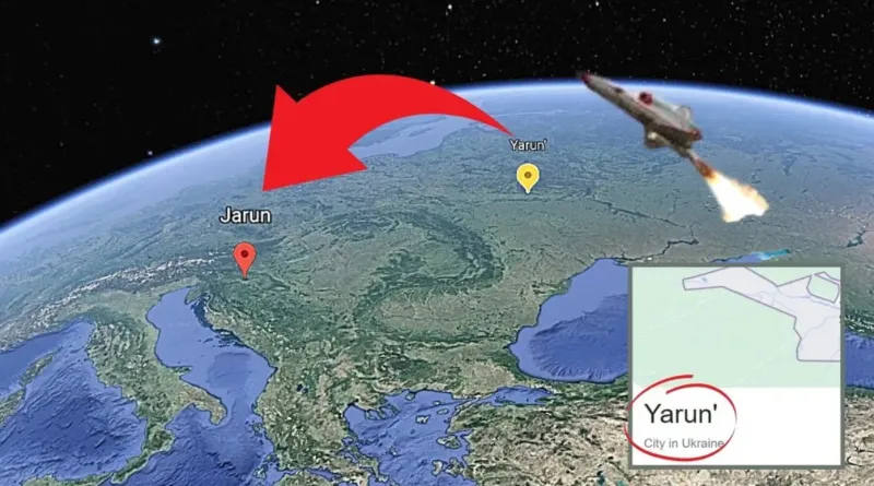 Yarun je između Kijeva i Lavova... je li netko pogrešno upisao rute?