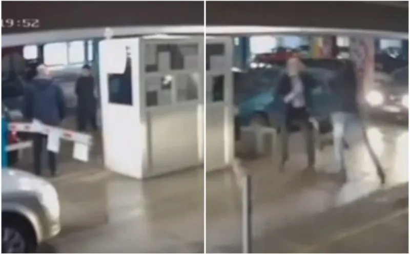 VIDEO: Nije htio platiti marku za parking pa pretukao radnika