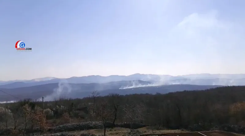 VIDEO: S jedne od najviših točaka Gruda snimili smo požarišta