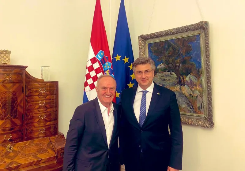 Kralj dijaspore Mate Bulić ponovno na nogama! Sastao se s Plenkovićem