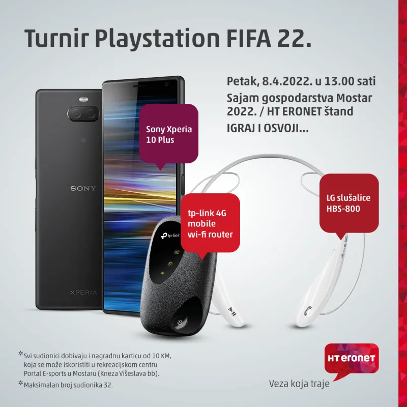 JOŠ MALO MJESTA: Prijavite se na PlayStation FIFA 22 turnir HT Eroneta!