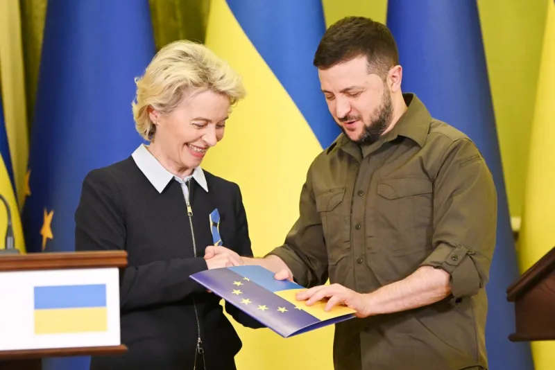Von der Leyen predala Zelenskom upitnik o članstvu u Europsku uniju