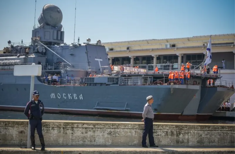 Moskva je potonula