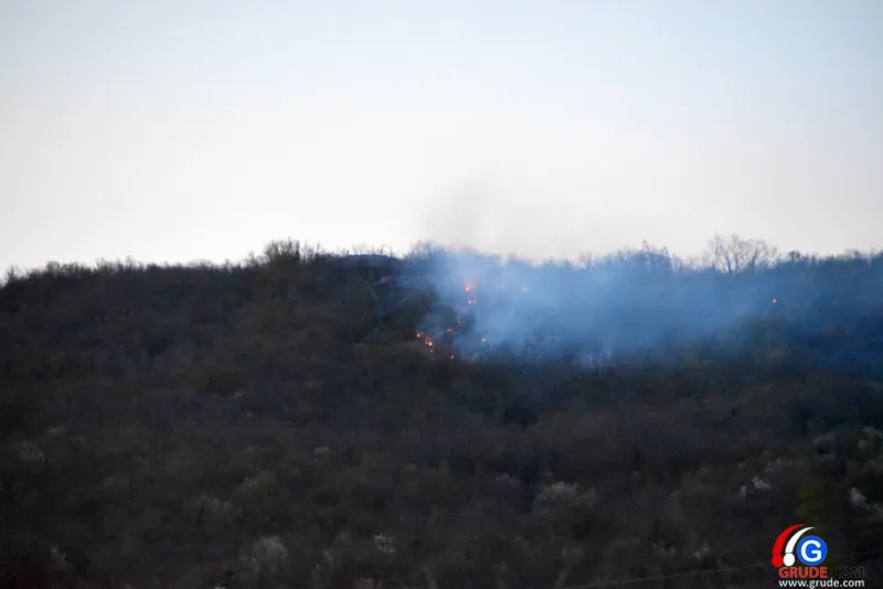 (FOTO/VIDEO) Grude: požar opustošio šume, i lovci u akciji spašavanja kuća 5