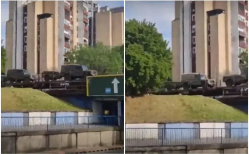 Veliki vojni konvoj na putu za BiH: Brojni terenci i tehnika prekrivena ceradom