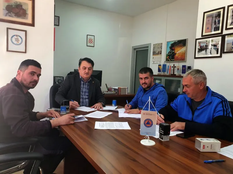 Civilna zaštita ŽZH potipisala Ugovor i sa GSS-ovima