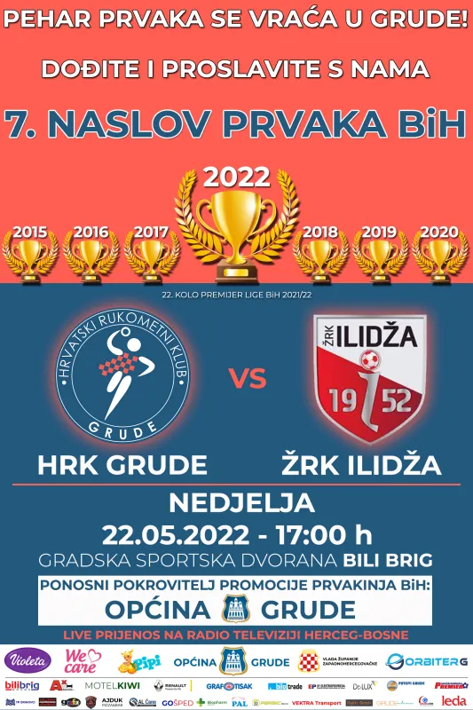 PODRŽIMO PRVAKINJE! U nedjelju dodjela pokala igračicama HRK Grude