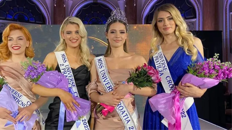 FOTO: Arijana je nova Miss Universe Hrvatske, Klaudija Krezić prva, a Veronika Đerek druga pratilja