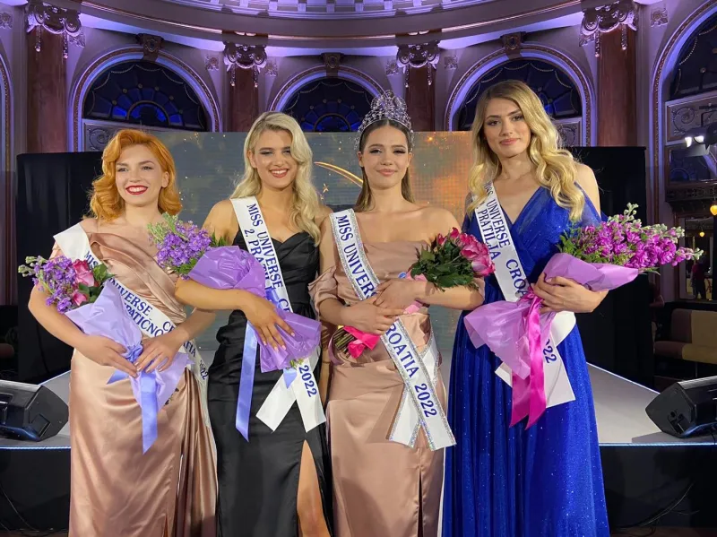 FOTO: Arijana je nova Miss Universe Hrvatske, Klaudija Krezić prva, a Veronika Đerek druga pratilja 5
