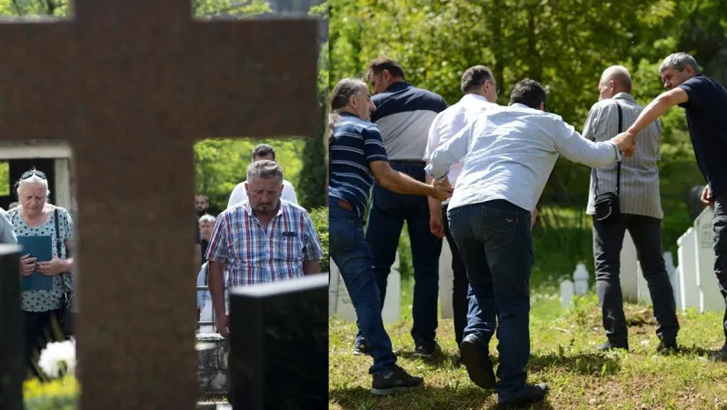 FOTO: HVO, HV, Armija i Vojska RS-a odali počast ubijenima u Trusini i Stupnom Dolu