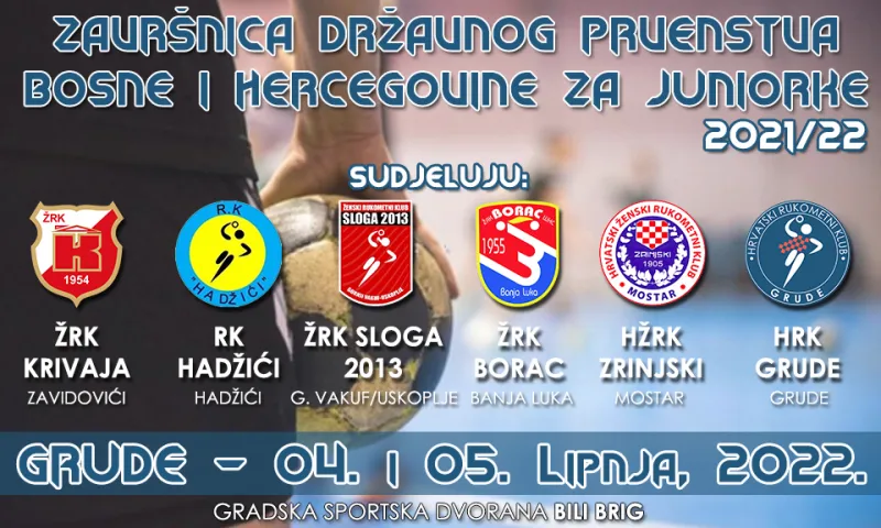 HRK Grude domaćin najboljim juniorkama iz BiH