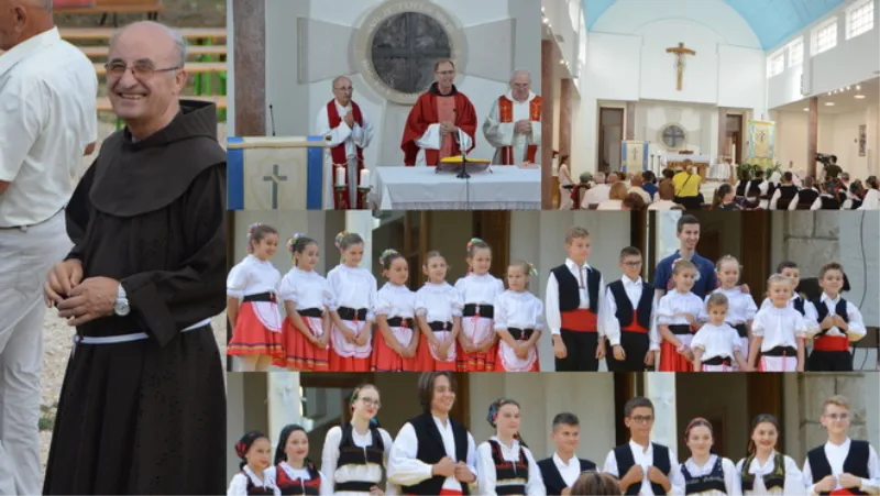 FOTO: U FRANJEVAČKOJ ŽUPI PLOČE - TEPČIĆI UJEDINILA SE SVA DRUŠTVA SVETOG ANTE U HERCEGOVINI