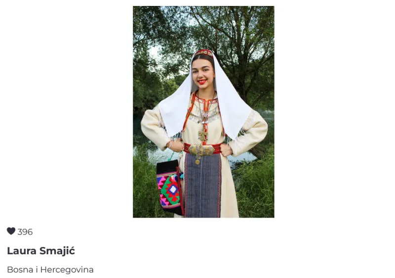 FOTO: Ovo su djevojke koje se bore za titulu najljepše u narodnoj nošnji 5