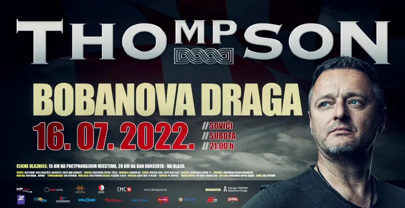 KONCERT ZA PAMĆENJE U BOBANOVOJ DRAGI